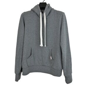 REFLEX Life Is Out There Women's Grey Designer Super Soft Fleece Lined Hoodie L